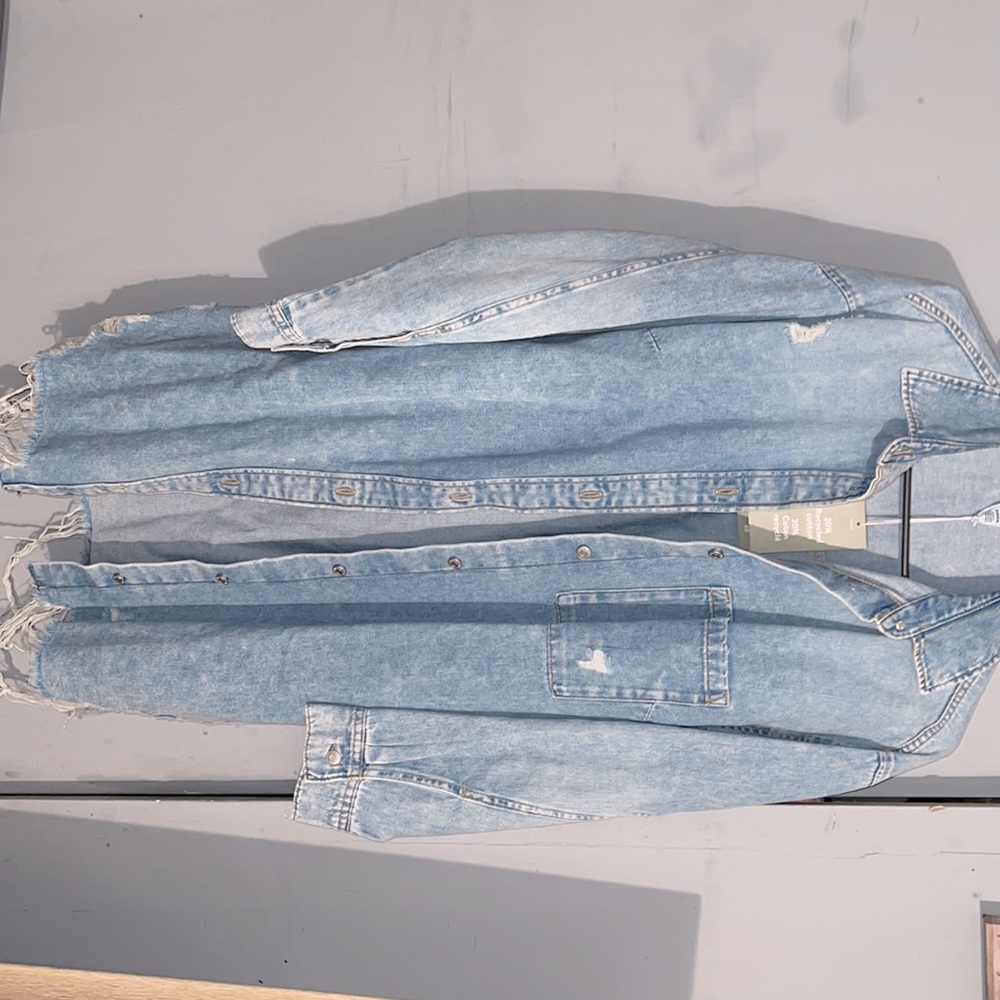 Oversized denim jacket